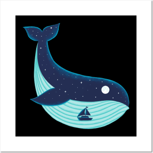 Nature Whale Posters and Art